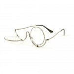 lunettes de maquillage pour presbytes doré