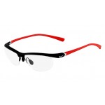 lunettes de vue nike 7070/2 noir mat et rouge 015