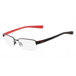 lunettes de vue nike 8160 noir et rouge 012
