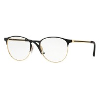 lunettes de vue ray ban rx 6375 noir et dorée 2890