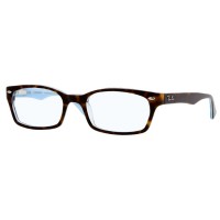 lunettes de vue ray ban rx 5150 ecaille et bleu 5023