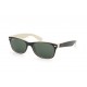 lunettes de soleil ray ban new wayfarer rb2132 noir et beige 875